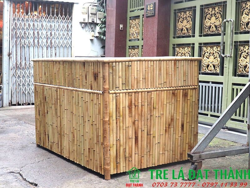 Quầy Bar Tre Nhà Hàng - QBT001